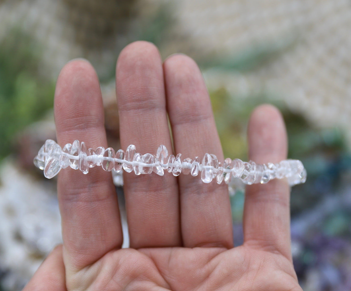 Crystal Chip Bracelet
