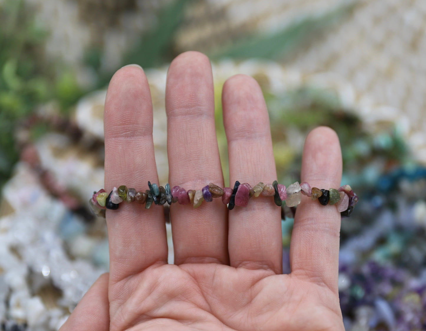 Crystal Chip Bracelet