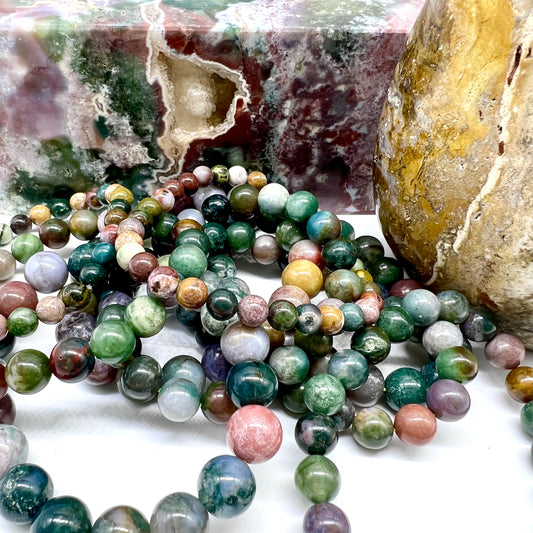 Ocean Jasper Bracelet - PTSD, Motivation, Happiness, Passion, Opportunities, Purification, Nurturing