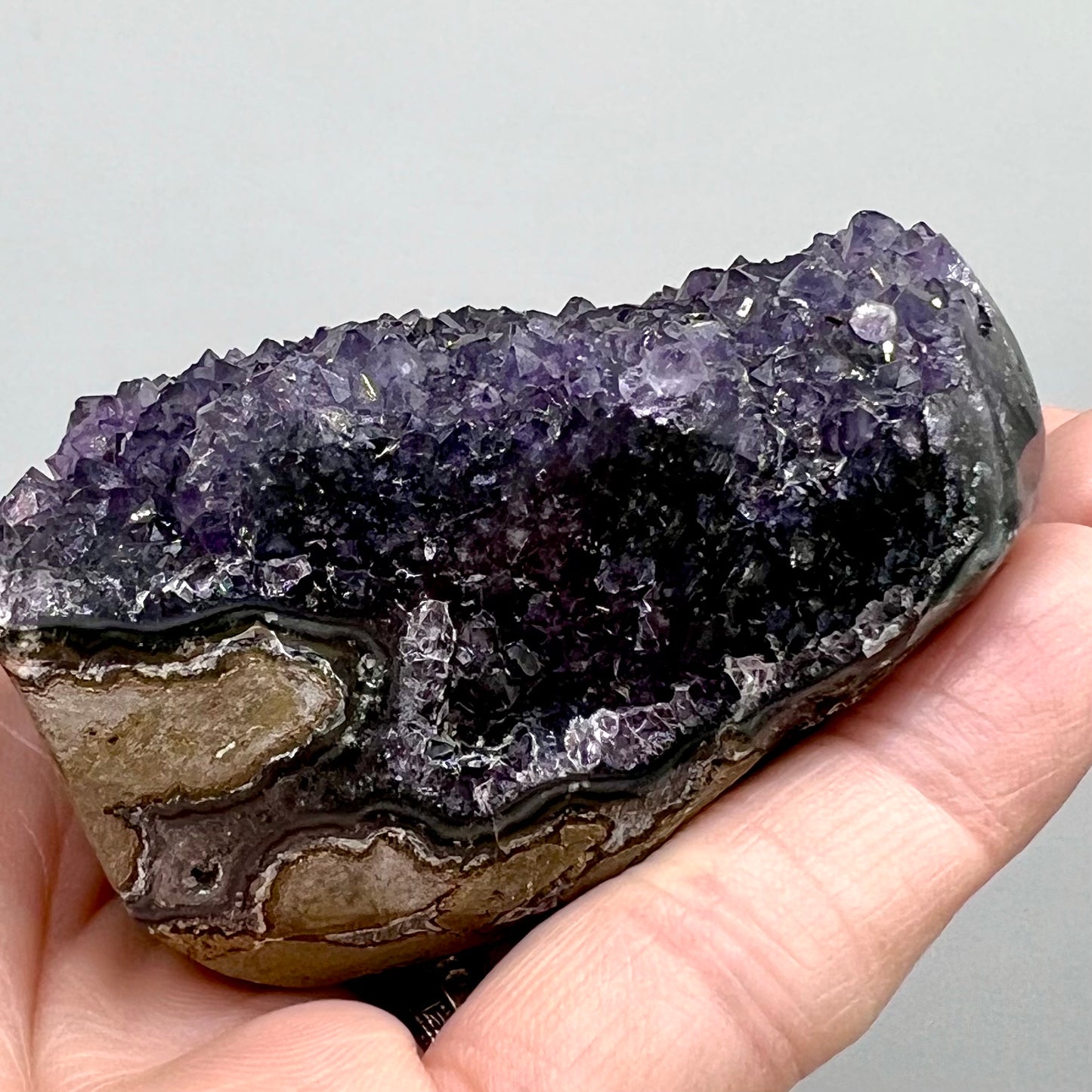Amethyst Geode Heart