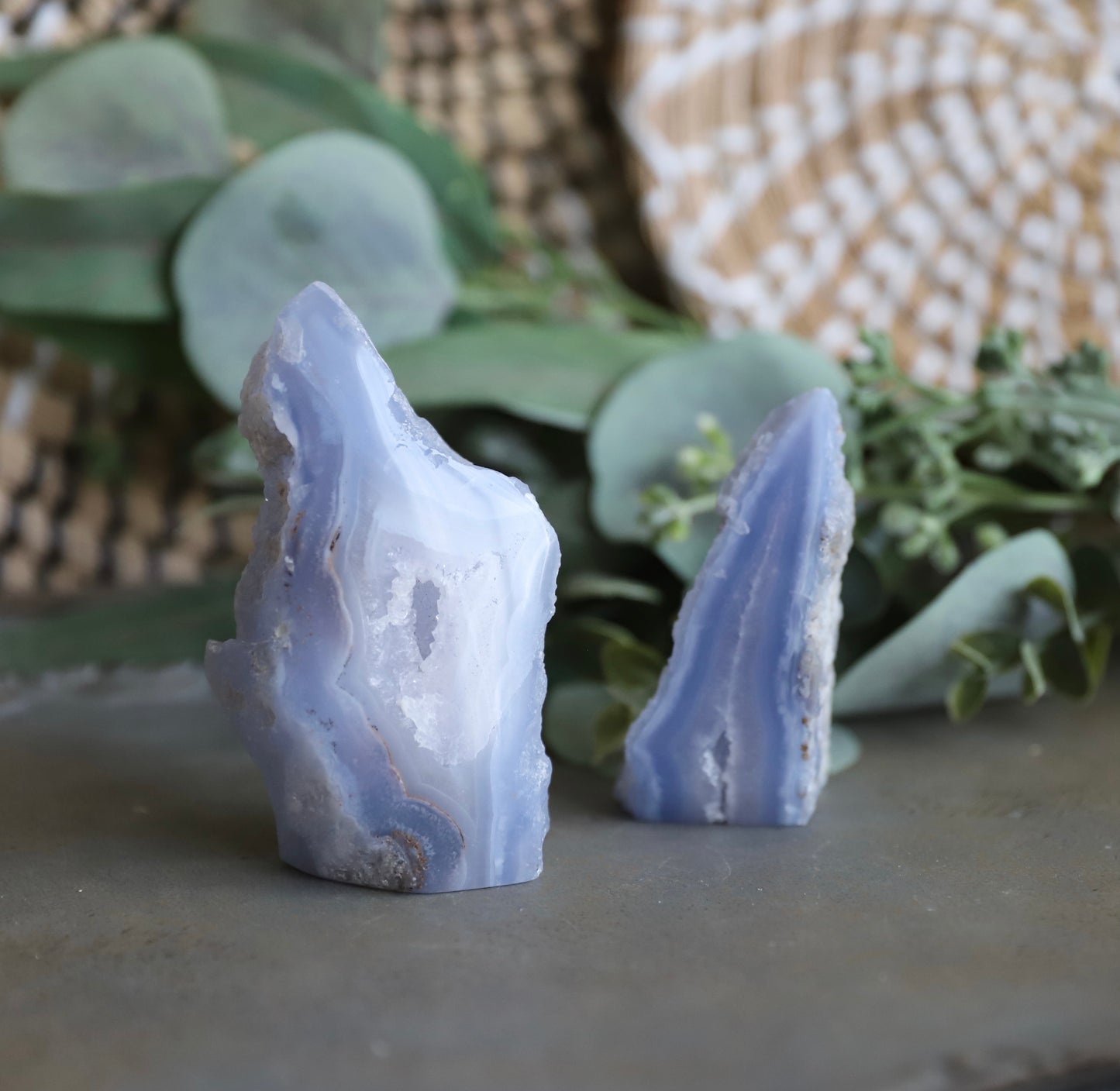 Blue Lace Agate Free Form - Druzy