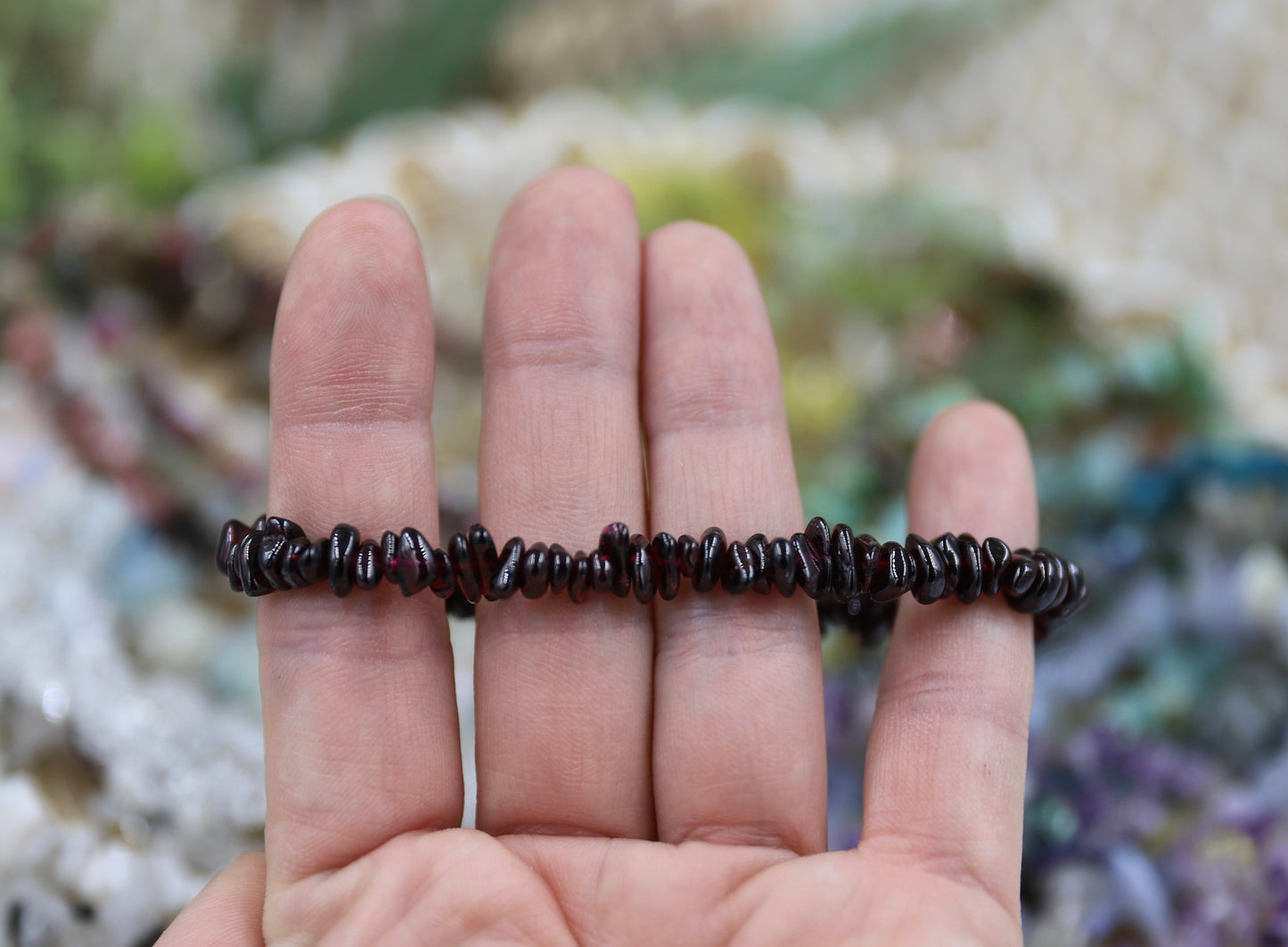 Crystal Chip Bracelet