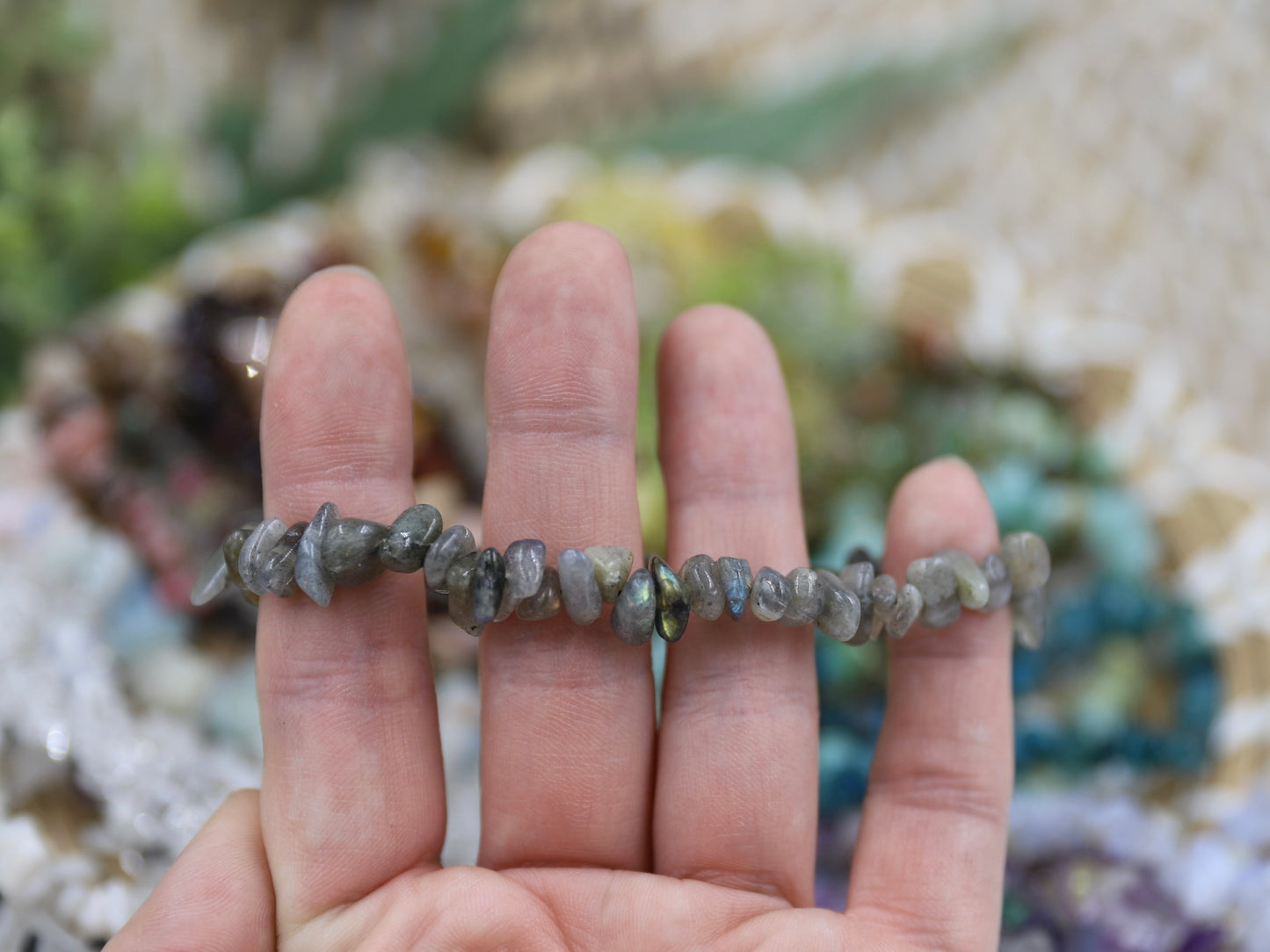 Crystal Chip Bracelet