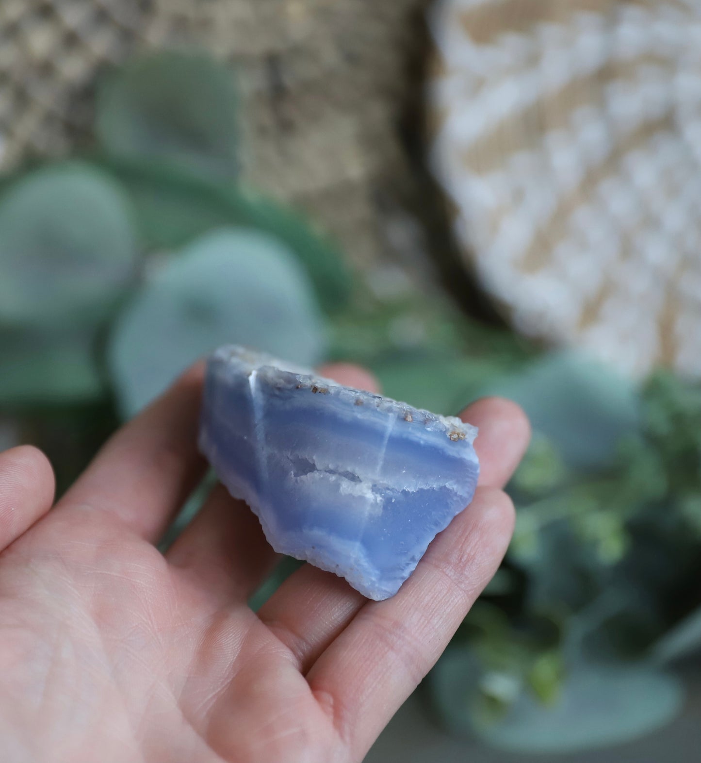 Blue Lace Agate Free Form - Druzy