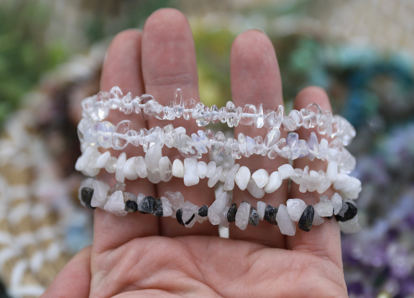 Crystal Chip Bracelet