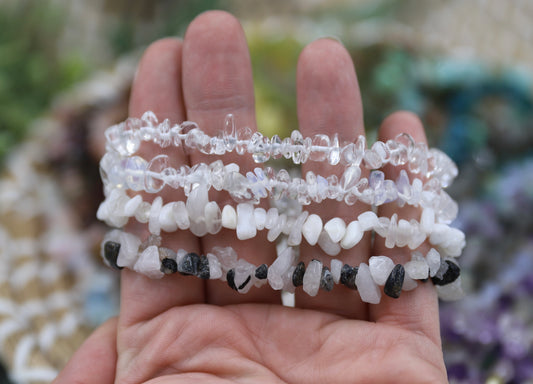 Crystal Chip Bracelet