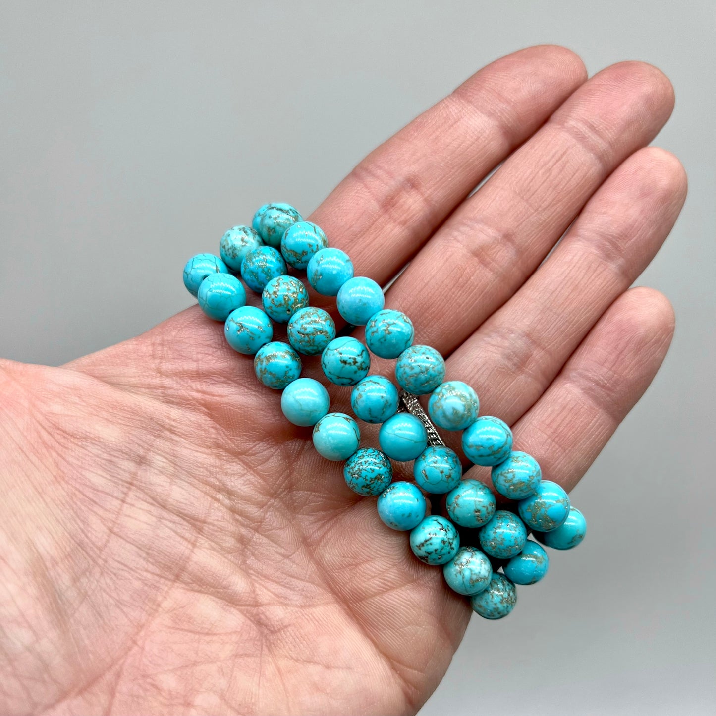 Turquoise Bracelet - Communication, Anxiety, Stress, Confidence, Emotional Balance, Travel, Empathy