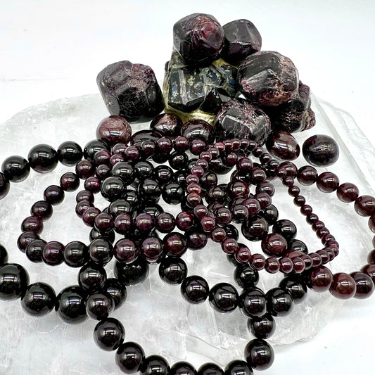 Garnet Bracelet - Strength, Confidence, Positivity, Focus, Grounding, Protection