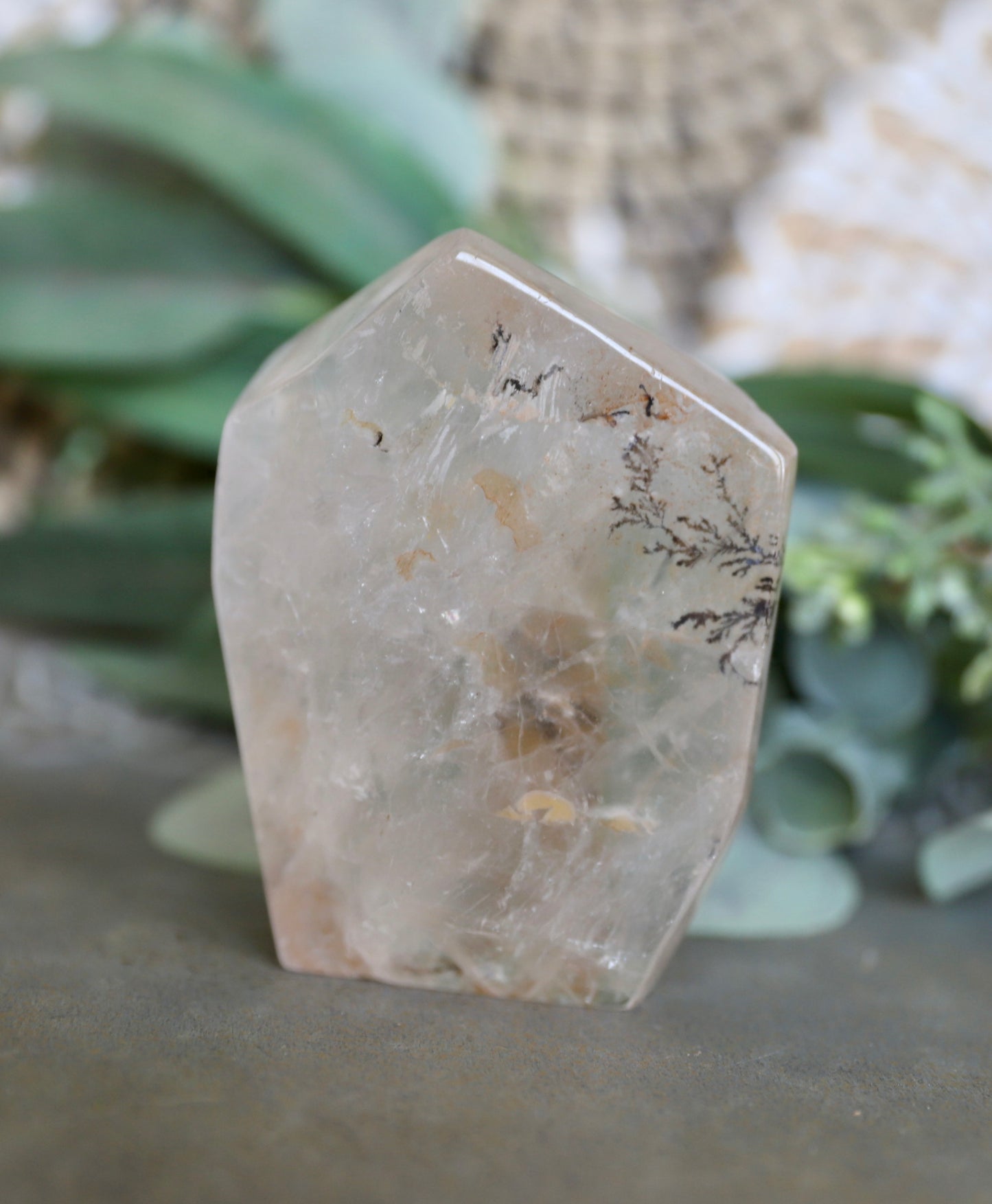 Dendritic Clear Quartz Free-Form