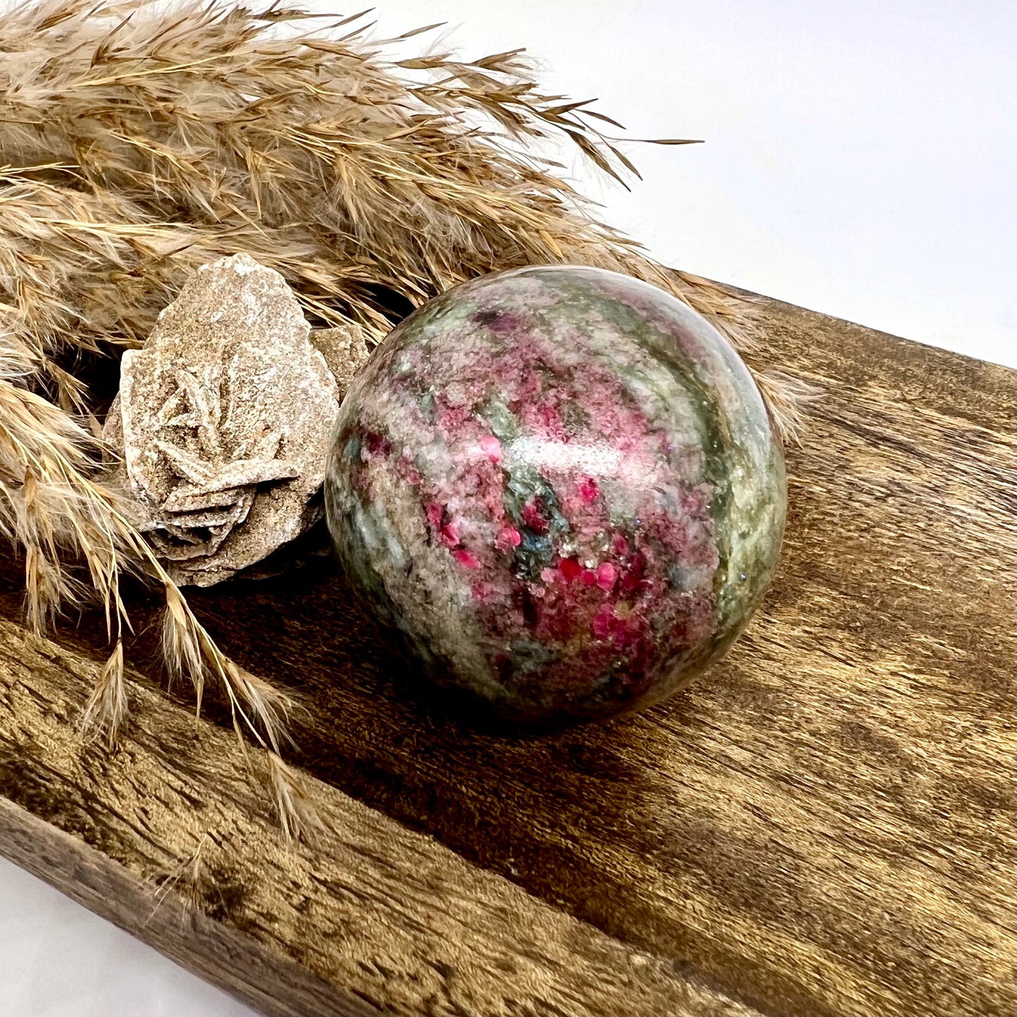Ruby Kyanite Sphere Small
