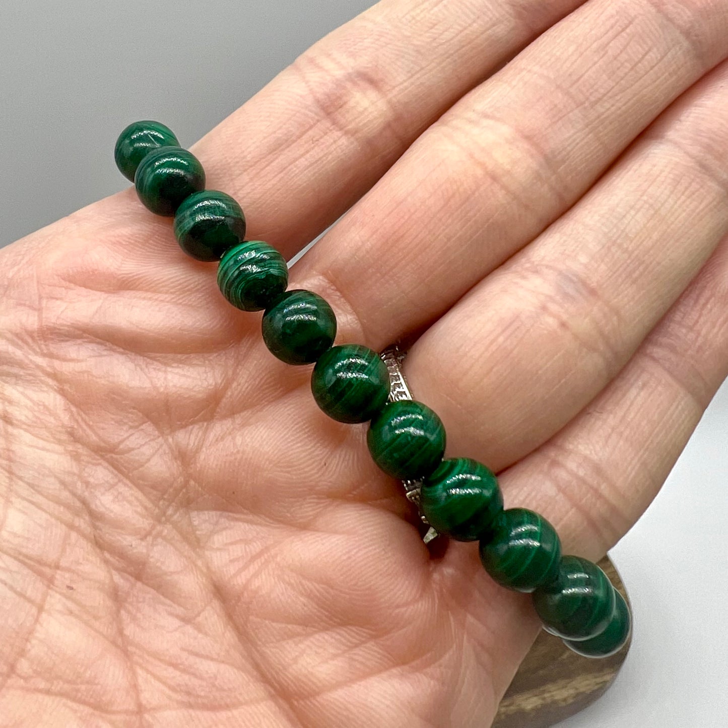 Malachite Bracelet - Trauma, Travel, Creativity, Balance, Protection, Confidence