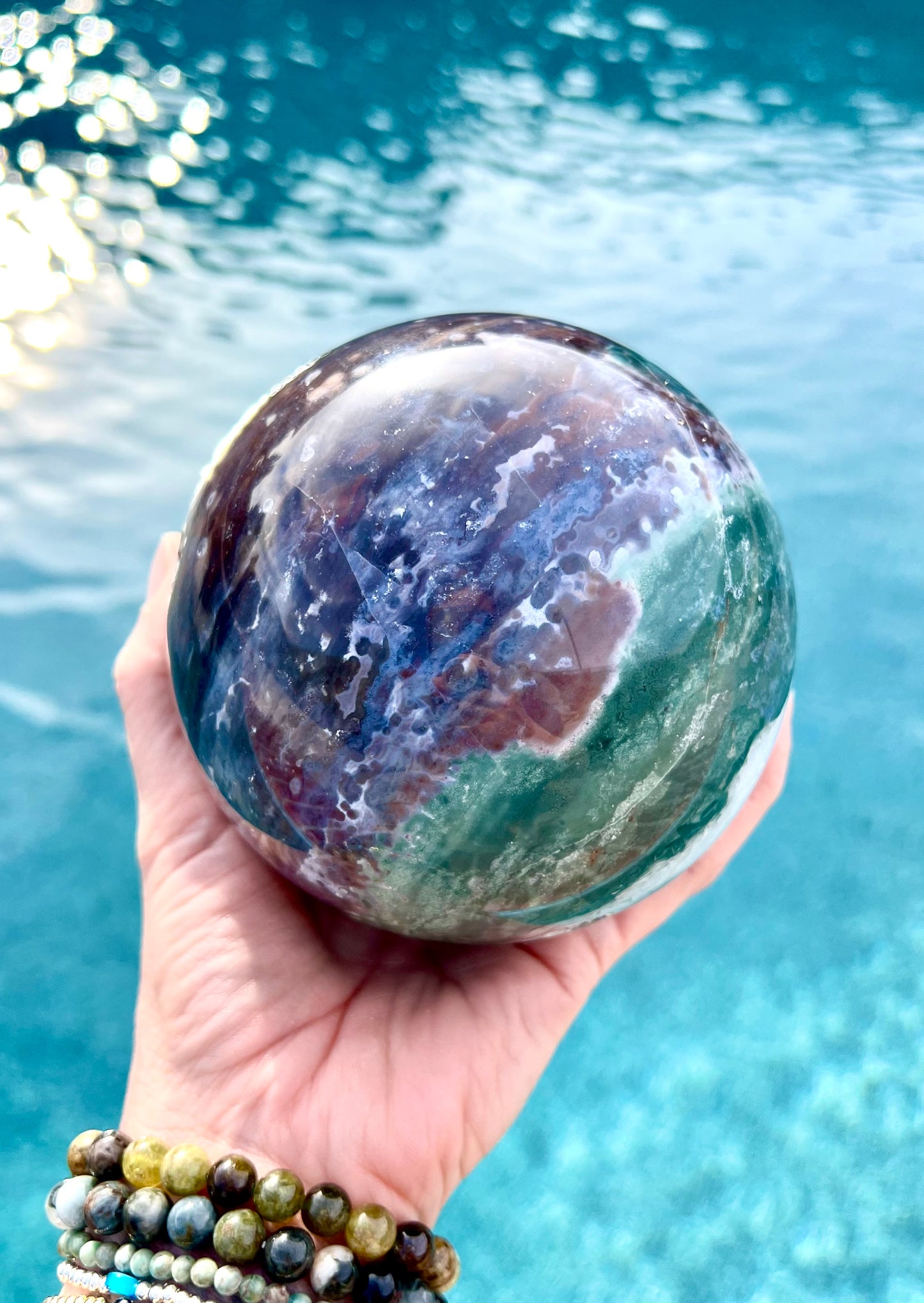 Ocean Jasper Sphere XL