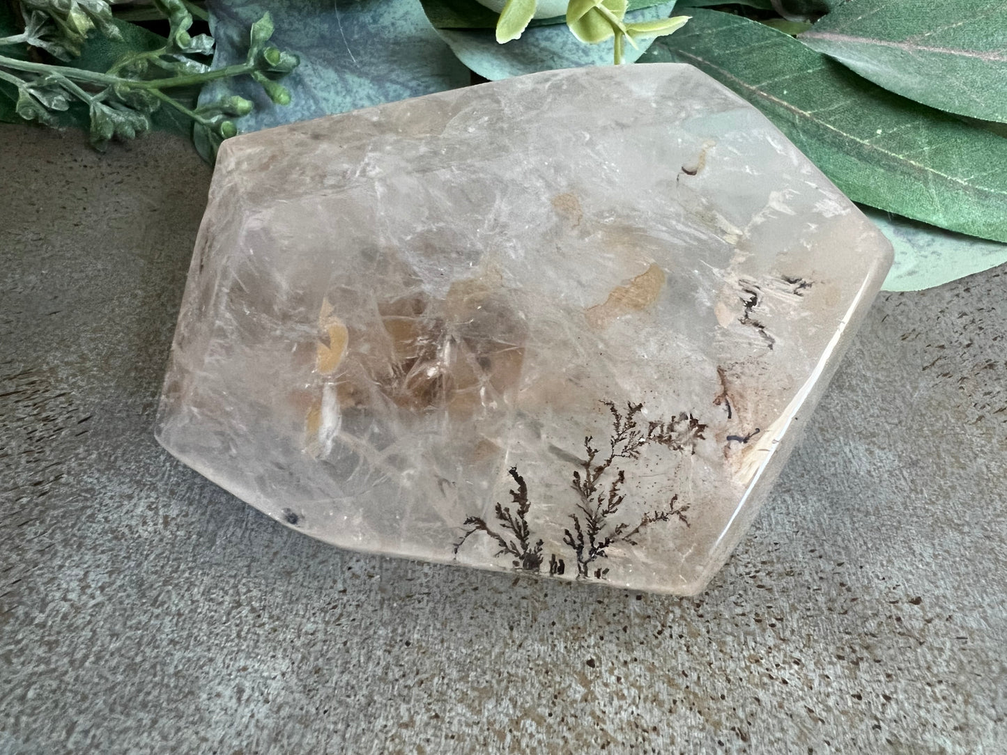 Dendritic Clear Quartz Free-Form