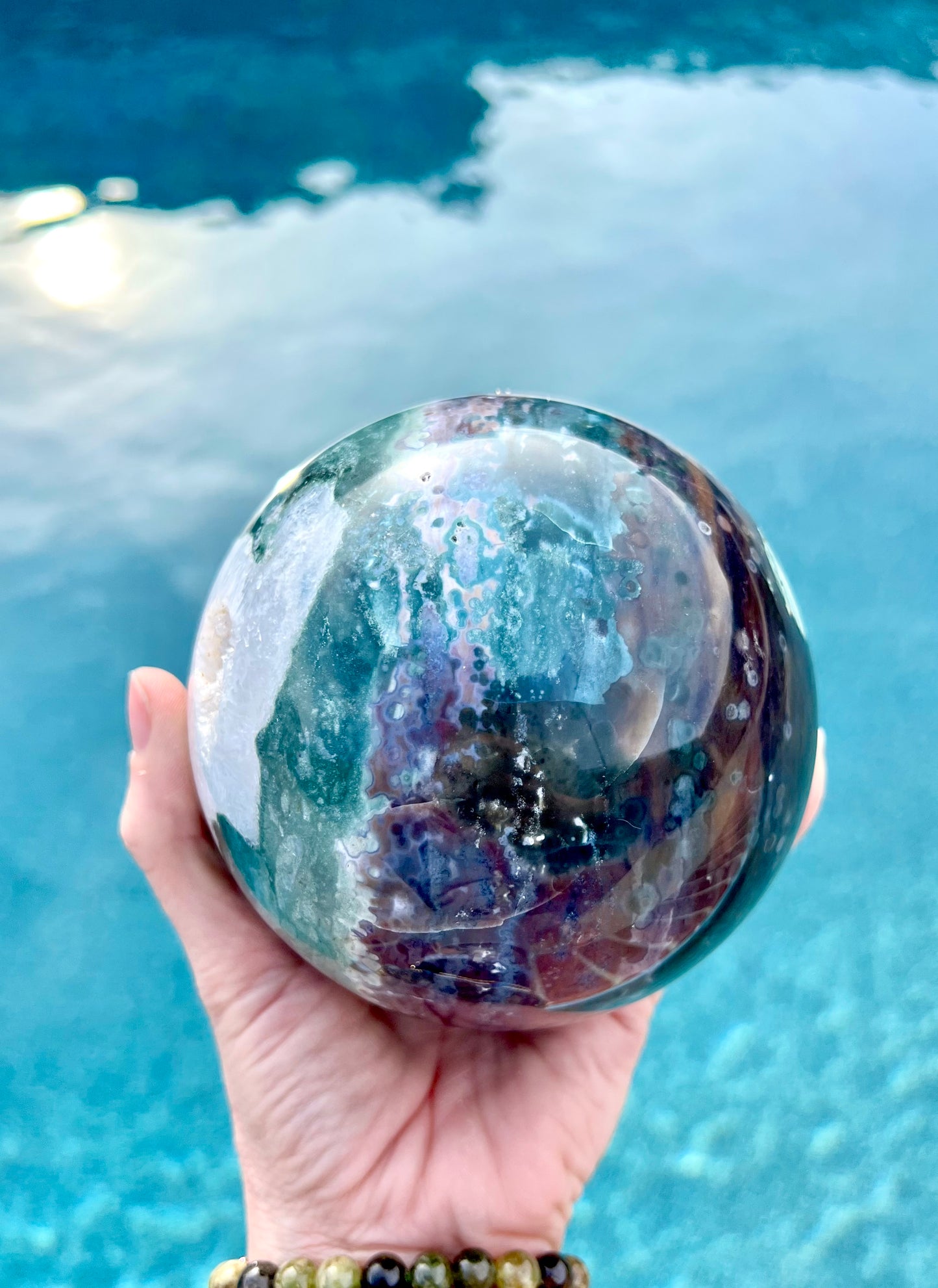 Ocean Jasper Sphere XL