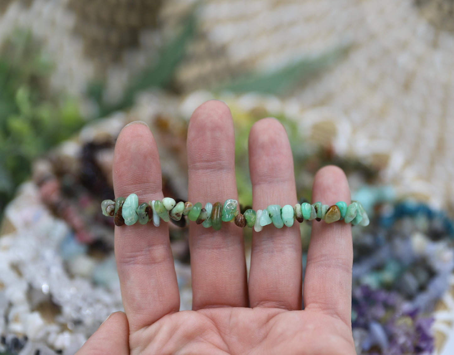 Crystal Chip Bracelet