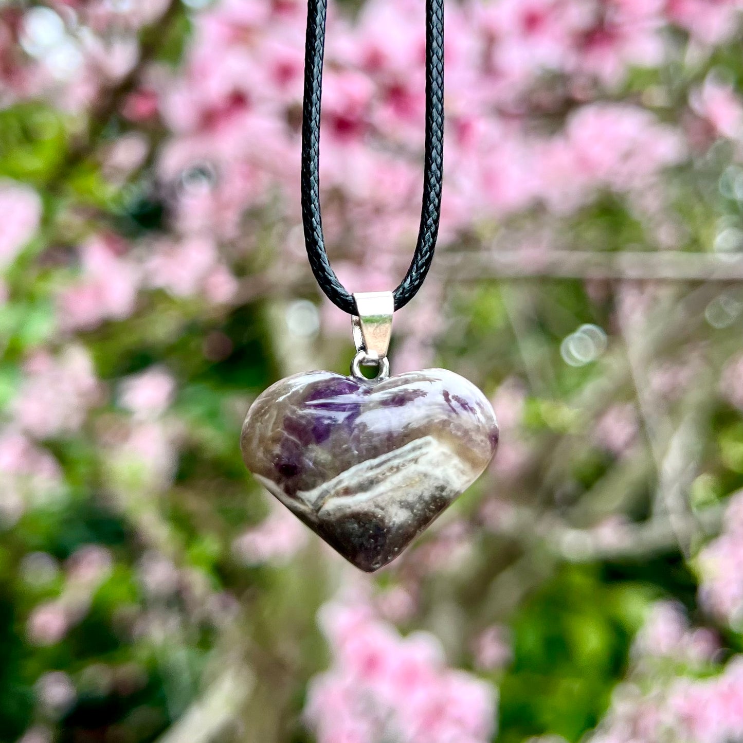 Dream Amethyst Heart Necklace