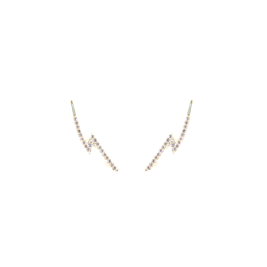 BB Lila Flash Climber Earrings